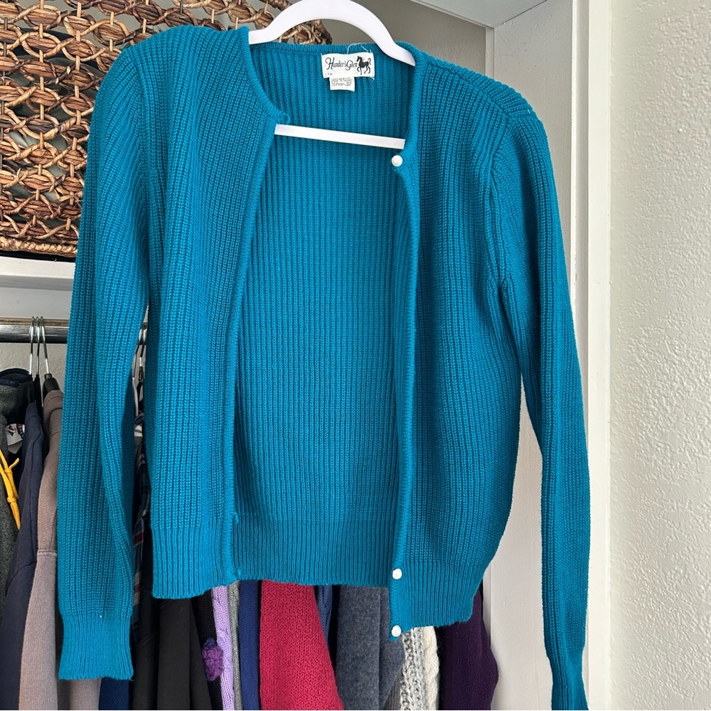 Hunter's Glen🩵vintage cardigan